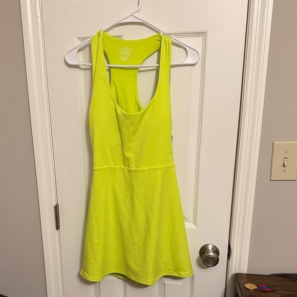 ANTONIO MELANI Pants - Antonio Melani Active Tennis Courtside Mini Dress hidden side pocket lime Large